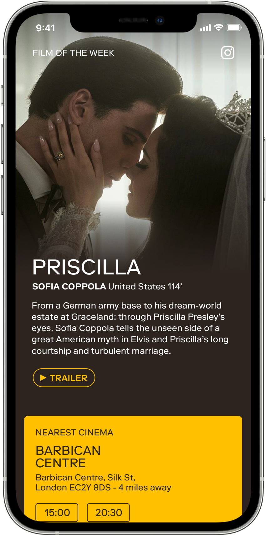 MUBI GO App-Screenshot