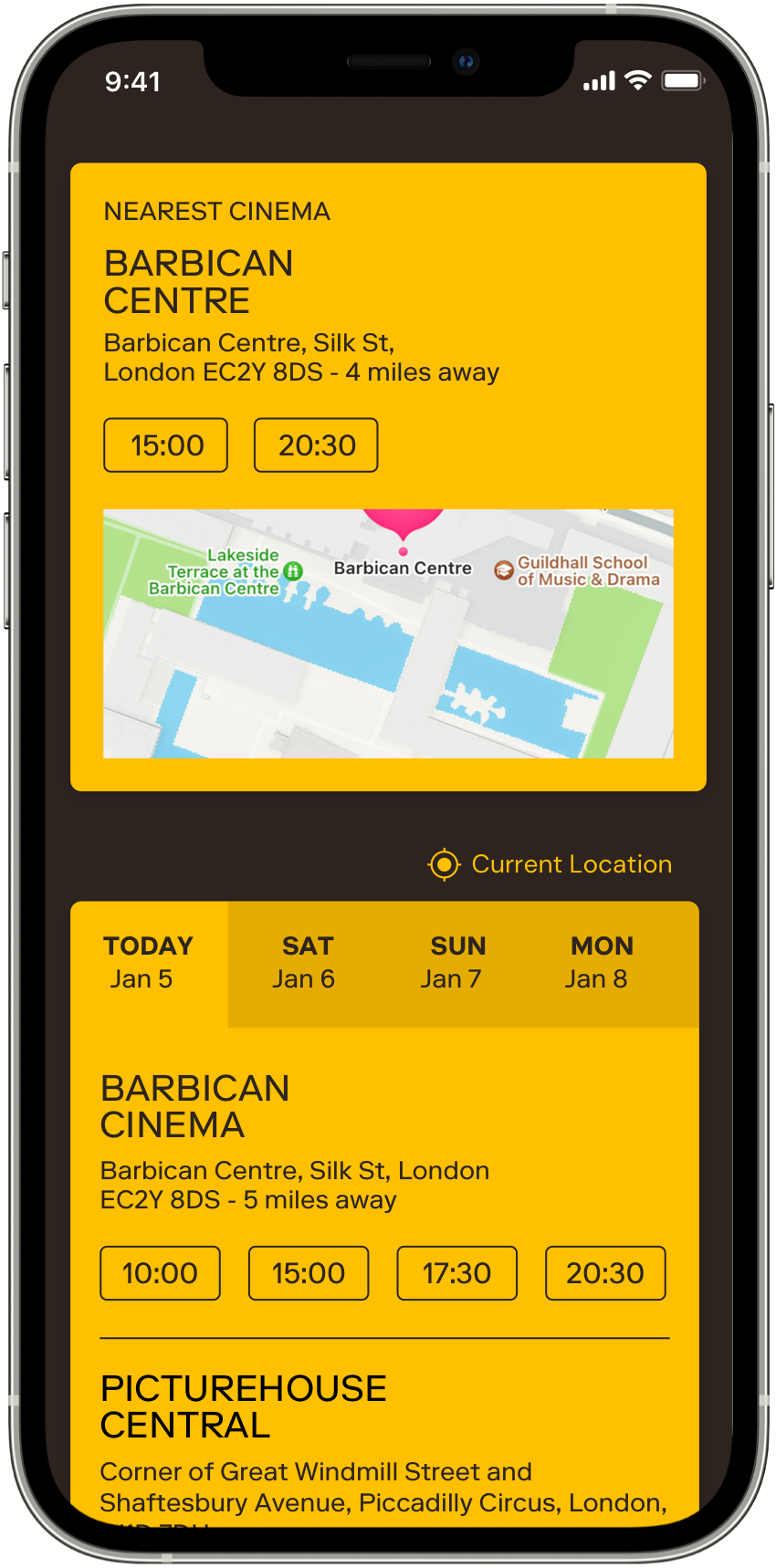 MUBI GO App-Screenshot