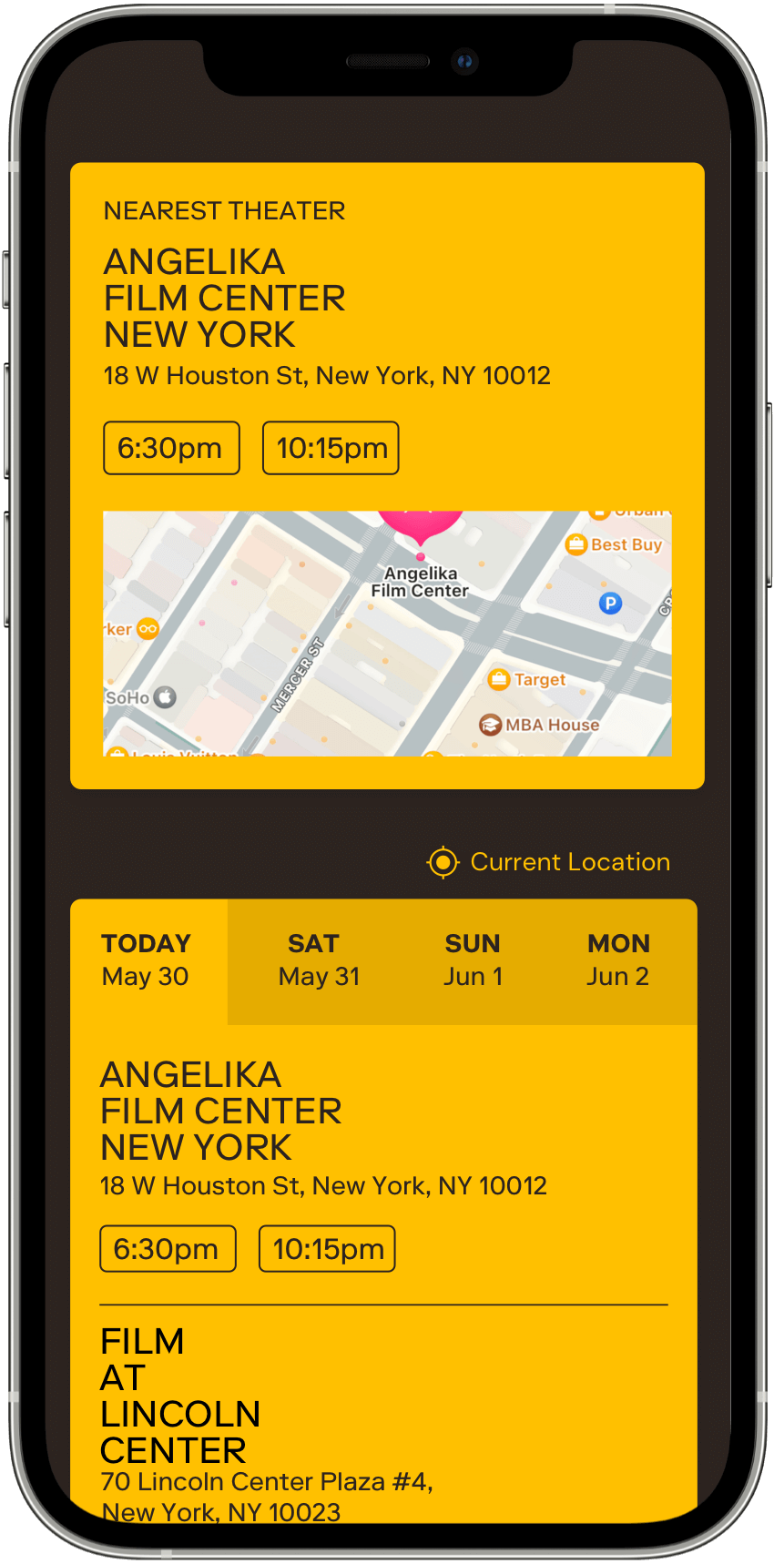 MUBI Go app screenshot